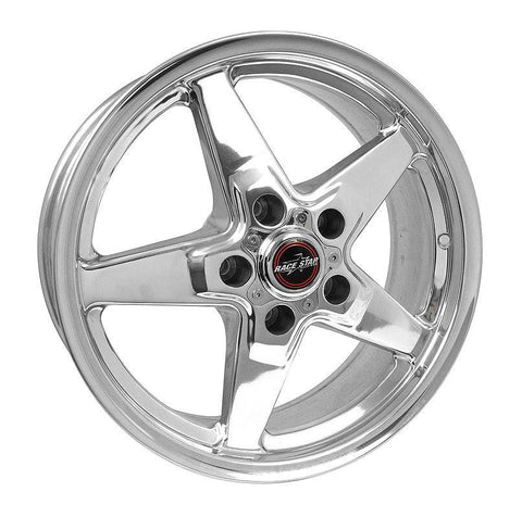 Race Star Drag Star Wheel - 17x7 Size / 5x4.50 Bolt / 3.07 CB / -6.4 Offset - Polished (92-770147DP)