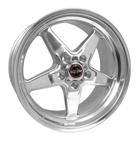 Race Star Drag Star Wheel - 17x9.5 Size / 5x4.75 Bolt / 3.07 CB / 30 Offset - Polished (92-795252DP-30)