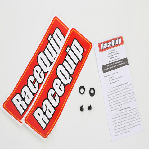 RaceQuip Helmet Parts Kit With HANS/HNR 6MM Plastic Plugs (204121)