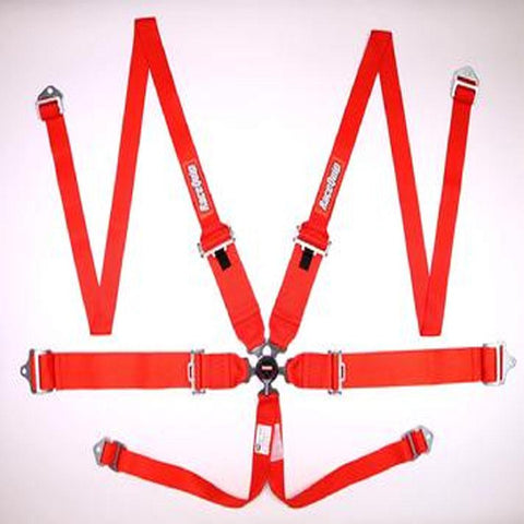 RaceQuip SFI Camlock 6pt Pull Down Lap HNR Seat Belt (746006/16)