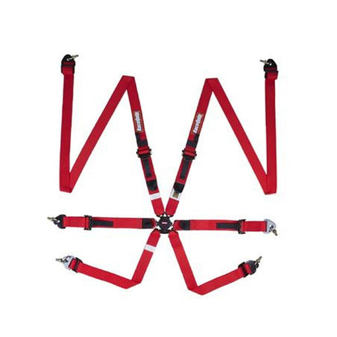 RaceQuip FIA 6pt Pull Up Lap FHR Formula Sub Harness (857007/17)