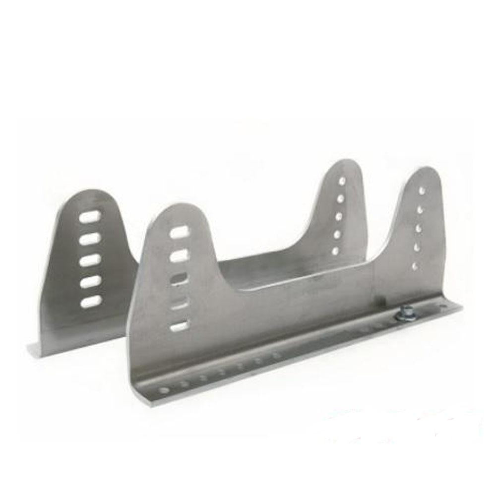 thumbnail image 2 of RaceQuip 4" Tall Steel Seat Mounting Brackets - Pair, Black Powder Coated, For Racing Seats (0° To 30° Adjustable) 2 of 11