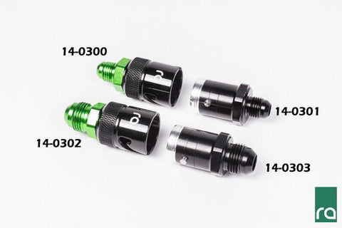Radium Engineering -6AN/-8AN Dry Break Hose Couplers (20-0250)