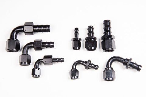 Radium Engineering 10An Straight Pushlok Hose End | Universal (14-0211)