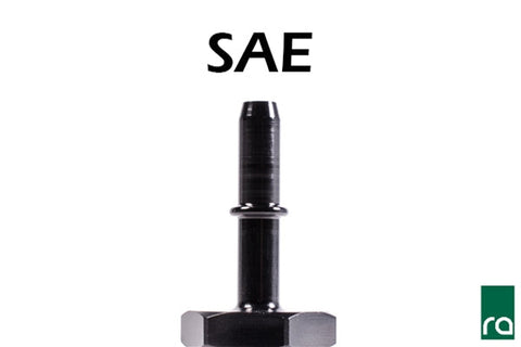 Radium Engineering 5/16In Sae Female To 5/16In Sae Male To 5/16In Barb Tee | Universal (14-0643)