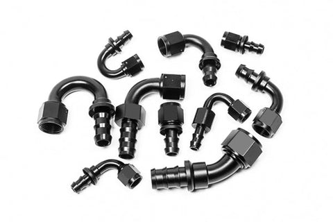 Radium Pushlok Hose End 10An 60Deg | Universal (14-0712)