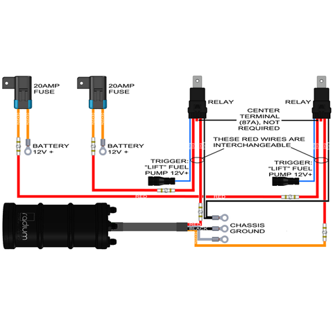Radium DIY Fuel Pump Wiring Kit (17-0031)