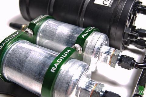 Radium 2-Piece 60mm Fuel Pump/Filter Clamps - Double (20-0122)