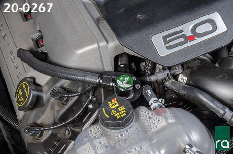Radium PCV Catch Can Kit | 2011+ Ford Mustang GT (20-0267-FL)