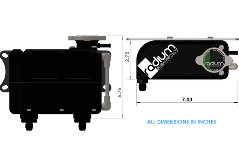 Radium Engineering Coolant Expansion Tank (20-0270-00)