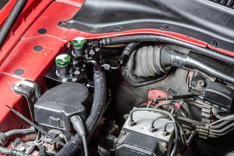 Radium Engineering VTE Dual Catch Can Kit | 1993-2002 Toyota Supra MKIV (20-0387-FL)