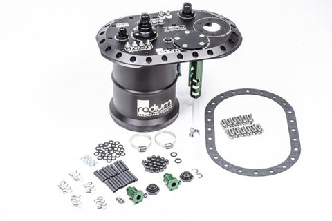 Radium Engineering Brushless Ti Automotive E5Lm Fuel Cell Surge Tank  | Universal (20-0693-00)