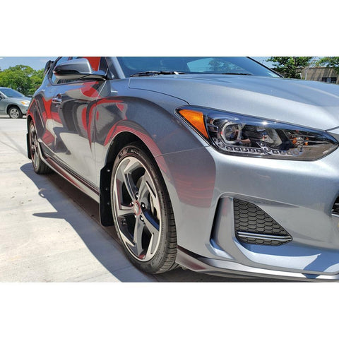 RallyArmor Polyurethane Mud Flaps | 2019-2021 Hyundai Veloster Turbo (MF58-UR)