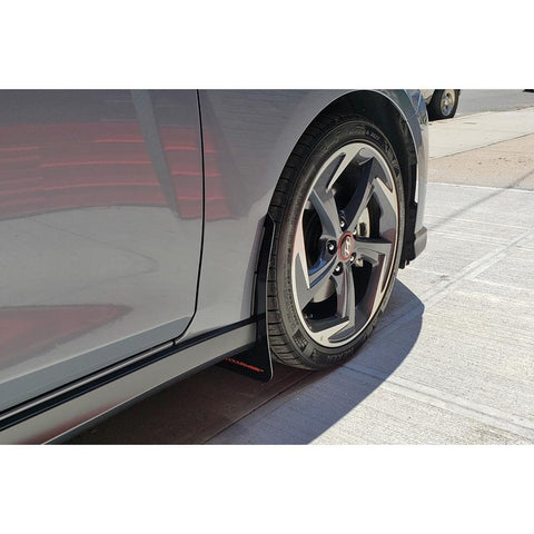 RallyArmor Polyurethane Mud Flaps | 2019-2021 Hyundai Veloster Turbo (MF58-UR)