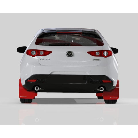 RallyArmor UR Mud Flaps | 2019-2020 Mazda 3 GT Sport Hatch (MF61-UR)
