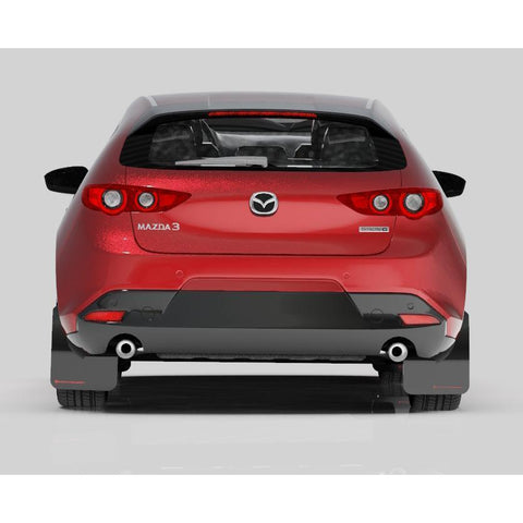 RallyArmor UR Mud Flaps | 2019-2020 Mazda 3 GT Sport Hatch (MF61-UR)