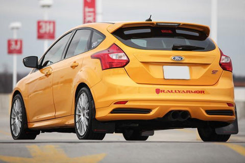 RallyArmor Polyurethane Mud Flaps | 2013+ Ford Focus Hatchback (MF27-UR)
