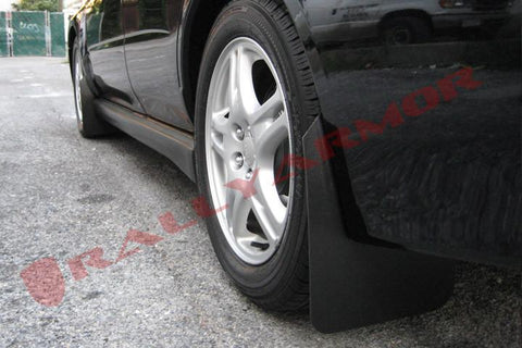 RallyArmor 02-07 Basic WRX/STI Mud flaps Black logo - Modern Automotive Performance
