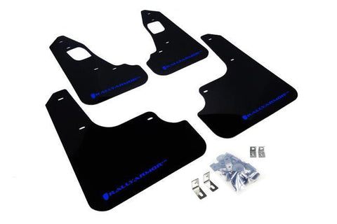 RallyArmor Polyurethane Mud Flaps | 2008-2015 Mitsubishi Evolution X (MF10-UR)