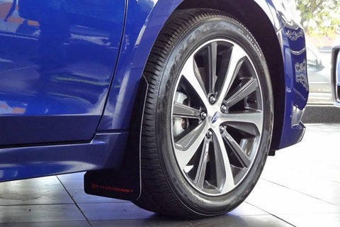 Subaru Outback 2015+ Direct Fit Mud Flaps by Rally Armor - Black/Red (MF36-UR-BLK/RD) - Modern Automotive Performance
 - 6