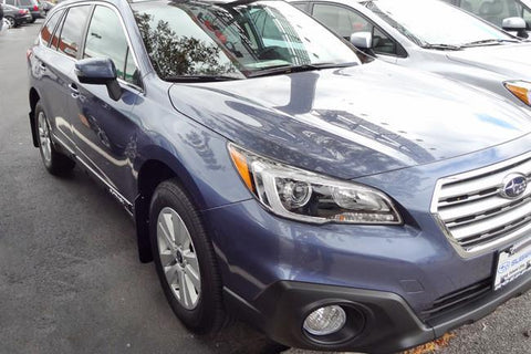 Subaru Outback 2015+ Direct Fit Mud Flaps by Rally Armor - Black/Red (MF36-UR-BLK/RD) - Modern Automotive Performance
 - 2