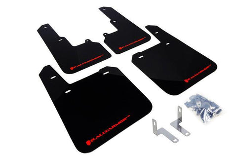Subaru Outback 2015+ Direct Fit Mud Flaps by Rally Armor - Black/Red (MF36-UR-BLK/RD) - Modern Automotive Performance
 - 1