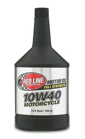 10W40 Motorcycle Oil Synthetic 12 Quart Red Line Oil