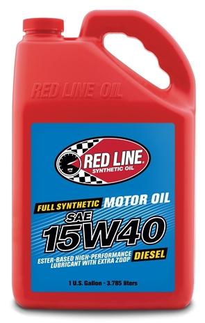 15W40 Synthetic Motor Oil 16 Gallon Red Line Oil