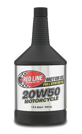 20W50 Motorcycle Oil Synthetic 1 Gallon Red Line Oil