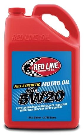 5W20 Synthetic Motor Oil 16 Gallon Red Line Oil