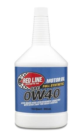 0W40 Synthetic Motor Oil 1 Quart Red Line Oil