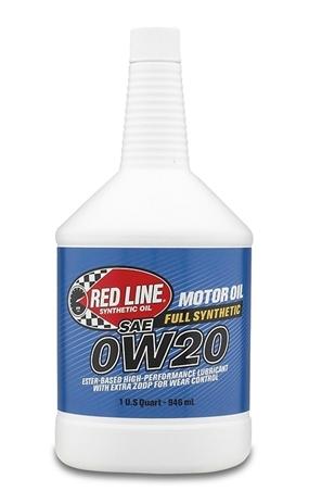 0W20 Synthetic Motor Oil 1 Quart Red Line Oil
