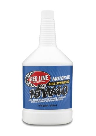 15W40 Synthetic Motor Oil 1 Quart Red Line Oil