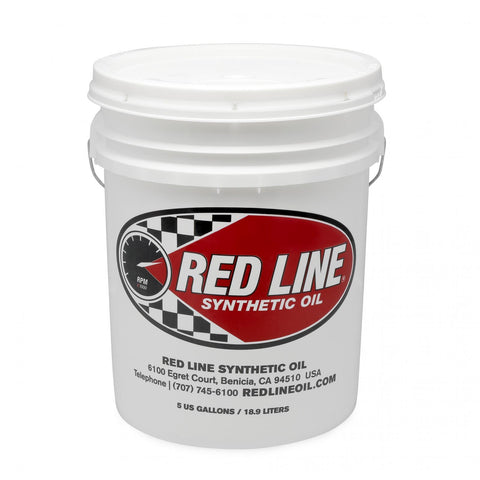 Synthetic Transmission Fluid Racing Type F 5 Gallon Red Line Oil