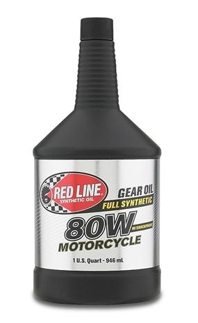 Red Line Oil 80W Motorcycle Gear Oil Synthetic With Shockproof