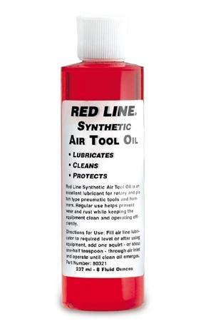Air Tool Oil 8oz Red Line Oil
