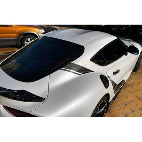 Rexpeed Carbon Fiber C-Pillar Decal | 2020-2026 Toyota Supra (TS51/M)