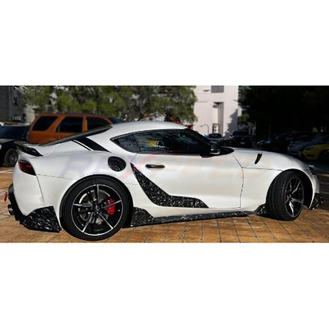 Rexpeed Carbon Fiber C-Pillar Decal | 2020-2026 Toyota Supra (TS51/M)