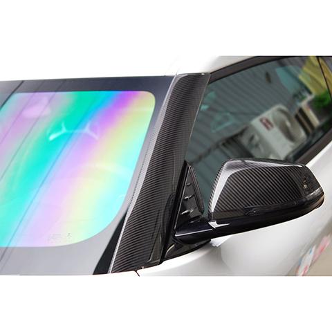 Rexpeed Carbon Fiber Exterior A-Pillar Cover | 2020-2026 Toyota Supra (TS31/M)