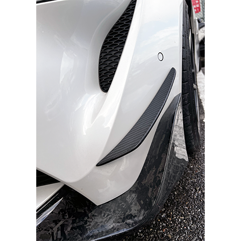 Rexpeed V2 Carbon Fiber Front Canards | 2020-2026 Toyota Supra (TS54X)