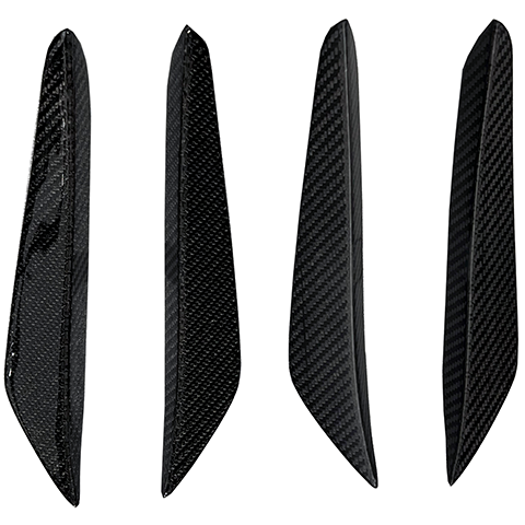 Rexpeed V2 Carbon Fiber Front Canards | 2020-2026 Toyota Supra (TS54X)