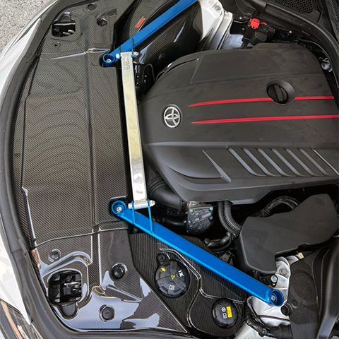 Rexpeed Carbon Fiber Cooling Plate | 2020-2021 Toyota Supra (TS49/M/FC/FCM)