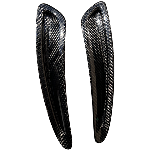 Rexpeed Dry Carbon Fiber Hood Vent Covers | 2020-2026 Toyota Supra (TS57/M)