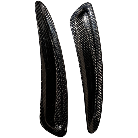 Rexpeed Dry Carbon Fiber Hood Vent Covers | 2020-2026 Toyota Supra (TS57/M)