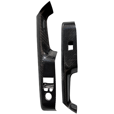 Rexpeed Carbon Fiber Window Panel Switch Panel Covers | 2020-2026 Toyota Supra (TS61/M)