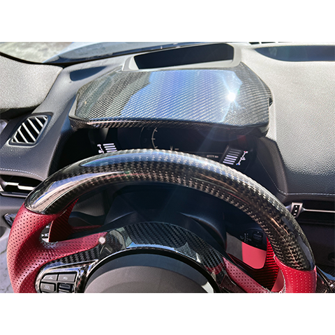 Rexpeed Carbon Fiber Cluster Cover | 2020-2026 Toyota Supra (TS62/M)