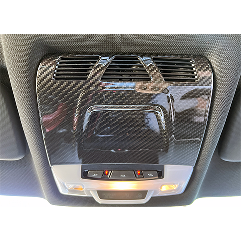 Rexpeed Carbon Fiber Reading Light Cover | 2020-2026 Toyota Supra (TS64/M)