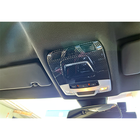 Rexpeed Carbon Fiber Reading Light Cover | 2020-2026 Toyota Supra (TS64/M)