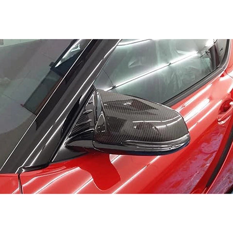 Rexpeed Carbon Fiber Mirror Cap Replacements | 2020-2026 Toyota Supra (TS37/M)