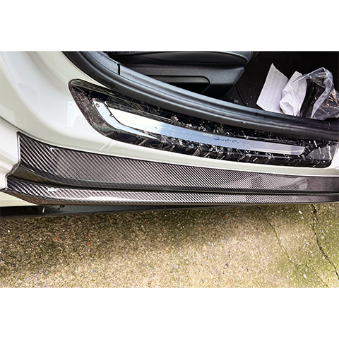 Rexpeed Carbon Fiber Door Sill Plates | 2020-2022 Toyota Supra (TS75)